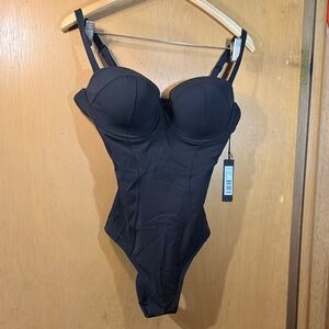 TA3 Lushy Black Women's Swimsuit Size L D/DD
